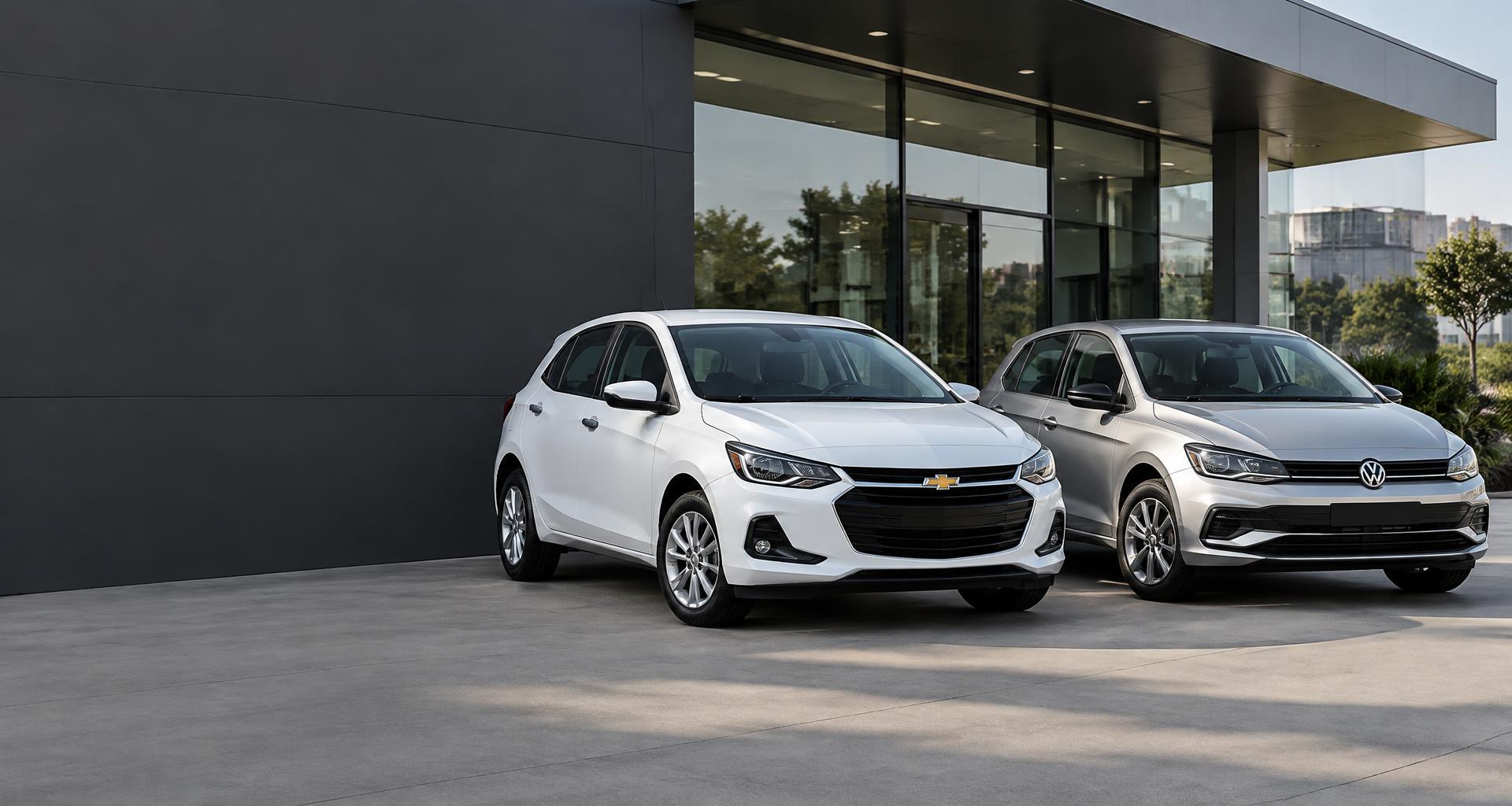 Imagem ilustrativa de Chevrolet Onix e Volkswagen Polo